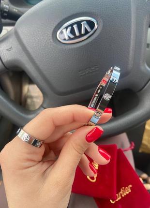 Брендовый комплект браслет и кольцо в стиле cartier ❤️