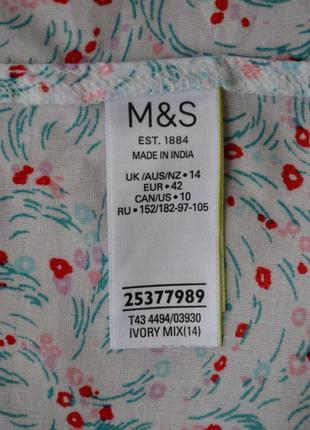 Базова батиста сорочка  marks & spencer,  бавовна8 фото