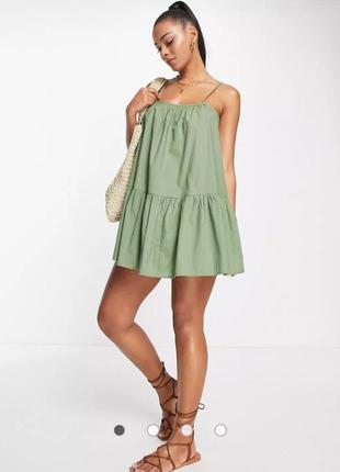 Пляжное мини платье asos