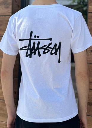 Футболка stussy basic белый