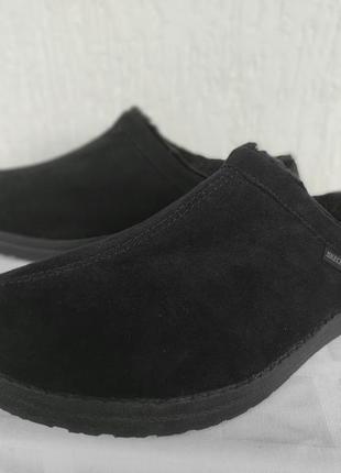 Шлепки текстильние hombre skechers relaxed fit luxe foam р.45