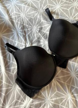 Черный базовый лиф бюстик лифчик бюстгальтер