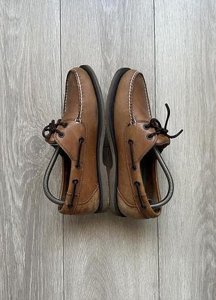 Кожаные топсайдеры lacoste 5