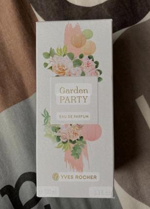 Парфюмированная вода garden party  yves rocher 100  мл.