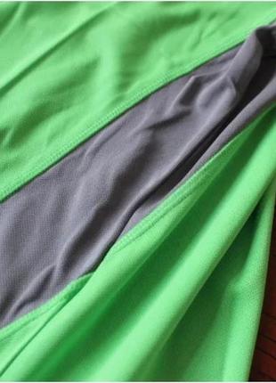 Функциональная беговая быстросохнущая футболка crivit салатовая зеленая