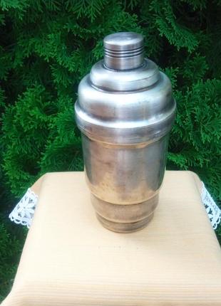 Шейкер винтаж с посеребрением в отличном состоянии.англия