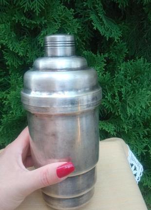 Шейкер винтаж с посеребрением в отличном состоянии.англия