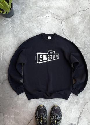 1992 sunset boulevard vintage black sweatshirt 2