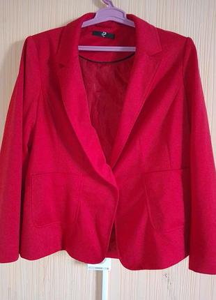 Пиджак трикотажный батал