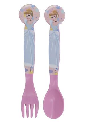 Дитячий набір столових приборів 2 предмета stor disney princess (51217)
