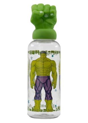 Пляшка пластикова дитина 560 мл stor avengers hulk (74852)