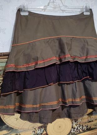 Ярусная юбка юпка юбка