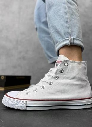 Кросівки  converse white, конверси, жіночі конверси