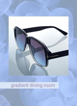 Сонцезахист uv400 о_очки "gradient diving room" vintagedr unisex, оправа в лакі глянцю, градієнт лінз, імідж, стиль, фасон
🔎 #о_окулярі #о_окулярі