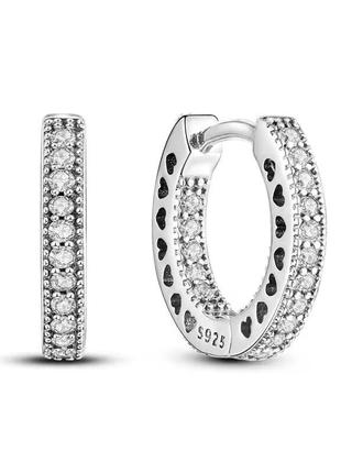 Сережки s925 в стилі пандора