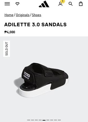 Сандалі адідас adidas adilette sandal3 фото