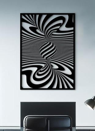 Картина лофт, настенный декор для дома "абстрактная картина с 3d эффектом.", декоративное панно 30x20 см