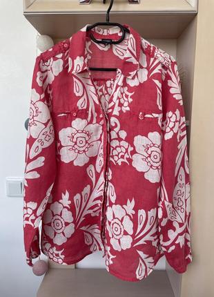 Лляна блуза maddison, 100% льон