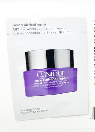 Clinique smart clinical™ repair wrinkle correcting cream spf 30 крем проти зморшок spf 30