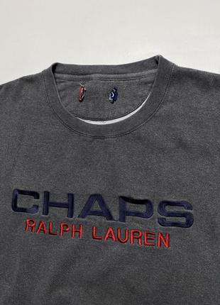 Свитшот ralph lauren chaps vintage big logo