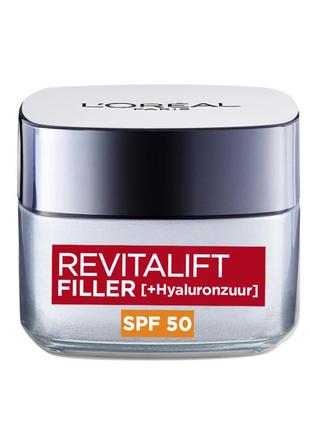 L’oréal paris revitalift filler [ha] денний крем з spf 50