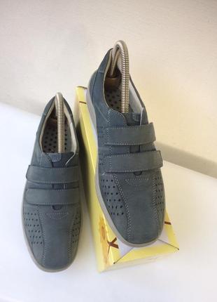 Medicus belinda luftpolster кожаные туфли кроссовки на липучках4 фото