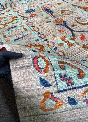 Ковер ручной работы султанабад 395х300 см шерсть