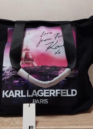 Сумка karl lagerfeld оригінал оригинал шоппер шопер8 фото