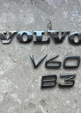 Шильдік задньої кляпи букви емблема volvo v60 b3