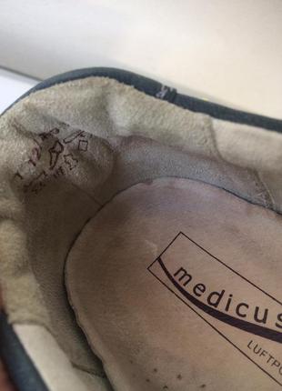 Medicus belinda luftpolster кожаные туфли кроссовки на липучках6 фото