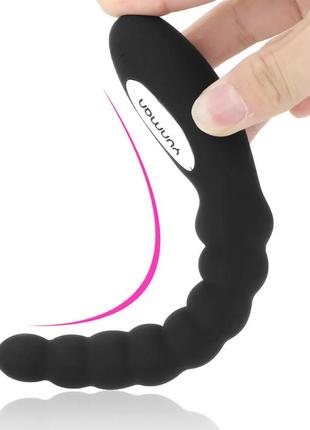 Анальный вибратор dragon whip butt plug 4