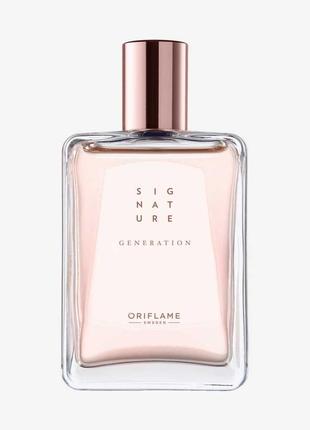 Жіноча туалетна вода signature generation сігніче дженерейшн 40793 oriflame квітково пряний