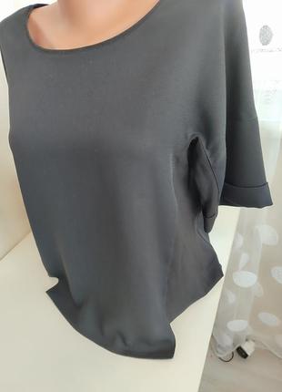 Стильная комбинированная трикотажем блузка6 фото