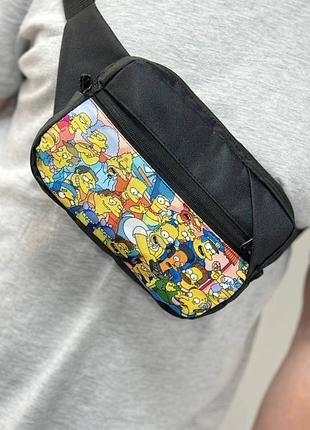 Сумка бананка simpsons симпсоны