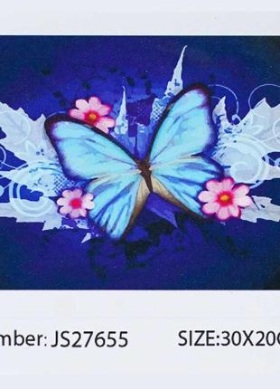 Алмазна мозаїка js 27655 (50) "tk group", 20х30 см, “метелик”, в коробці