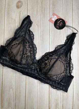Кружевной бюстгальтер - бралетт so sexy hypnose 3195 kleo 70d3 фото