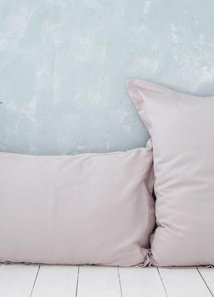 Комплект постельного белья полуторный pearl с натурального сатина 150х210 см6 фото