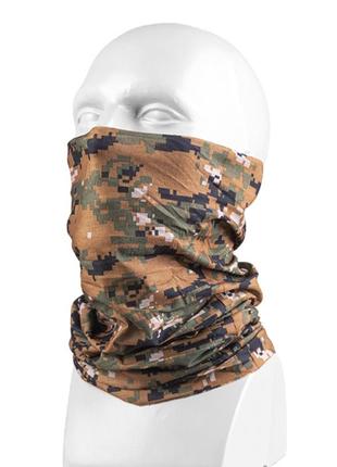 Баф, шарф, хомут, балаклава - флис "mil-tec" ( пиксель )