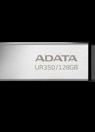 Flash a-data usb 3.2 ur 350 128gb silver/black