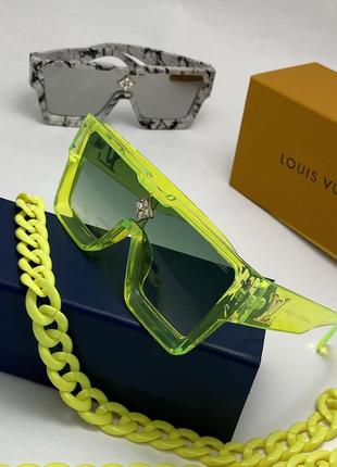 Стильні окуляри масочка louis vuitton