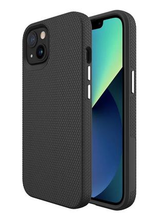 Противоударный чехол primo gibrid armor для apple iphone 13 / iphone 14 - black