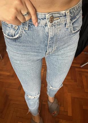Шикарные джинсы zara 😍😍😍 xs/s