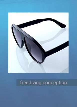 Сонцезахист uv400 о_очки "freediving conception" vintage ndr unisex, оправа в лакі глянцю, градієнт лінз, імідж, стиль, фасон
🔎 #о_окуляри #о_очки