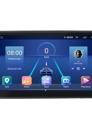 Штатная магнитола lesko для volkswagen touareg i ver 2 2002-2010 экран 9" 4/64gb 4g wi-fi gps top