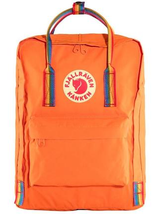 Рюкзак fjallraven kanken rainbow burnt orange/rainbow pattern (1004-23620.212-907)