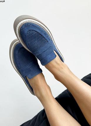 Шикарні натуральні лофери з перфорацією