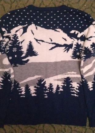 Новогодний свитер с грузовиком coca-cola, новый, размер хl