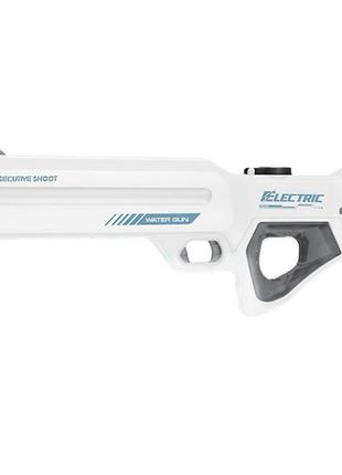Водний пістолет електричний на акумуляторі glock electric water gun білий обсяг 600 мл