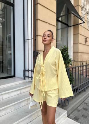 Женский летний льняной костюм двойка, лен,женский летний костюм двойка лён двойка