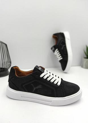Кеди puma замш